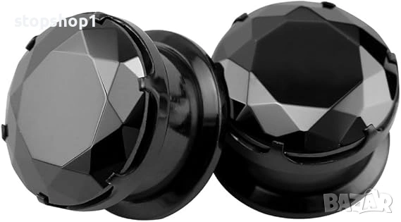 ОБЕЦИ Хирургическа неръждаема стомана 316L + черен кубичен цирконий AAA