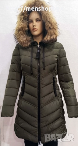 Дамско яке с естествен пух код 14 - 1