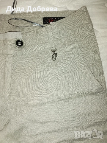 Дамски ленен панталон Роси, снимка 2 - Панталони - 51690030