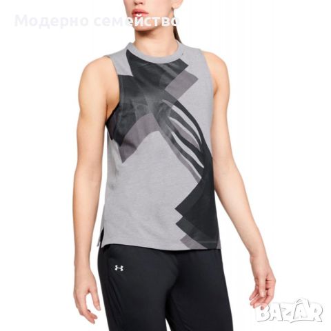 Дамски потник under armour muscle tanktop grey, снимка 1 - Потници - 46664210