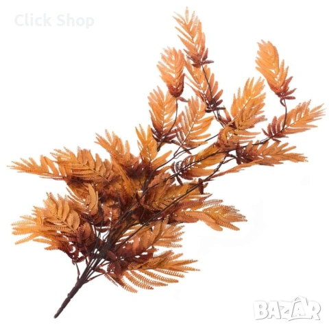 Изкуствена клонка в оранжев цвят, 110 см