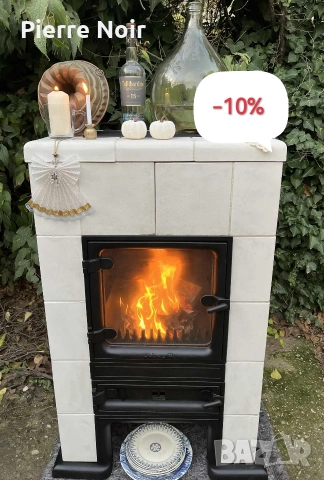 Кахлена / керамична печка на дърва 