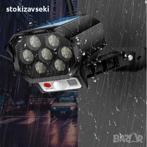 Соларна лампа камера BK-36 DRAGON 1200W - сензор за движение, снимка 7 - Соларни лампи - 54082657