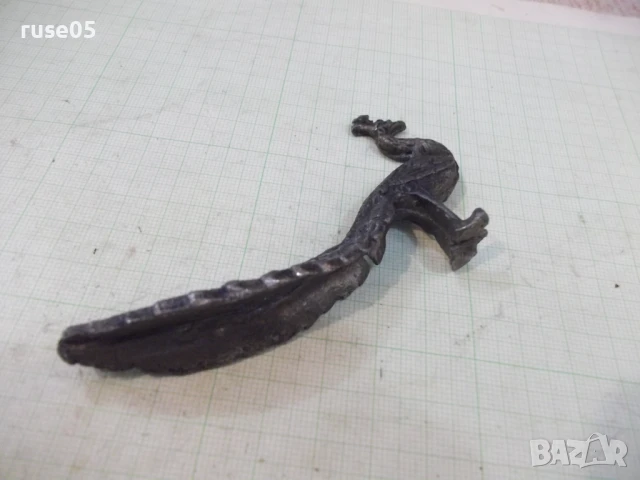 Фигура "Паун" метална, снимка 6 - Колекции - 50919728