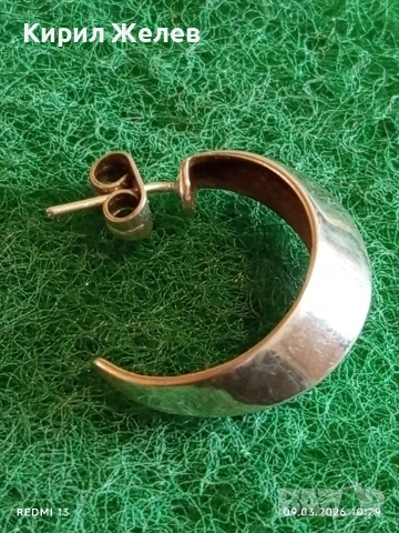 Класически модел сребърни обеци подходящ аксесоар за ежедневието 52980, снимка 3 - Обеци - 53763387