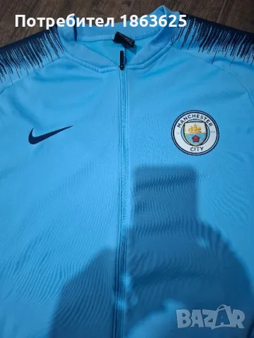 Горнище Nike Manchester city , снимка 2 - Спортни дрехи, екипи - 49619196