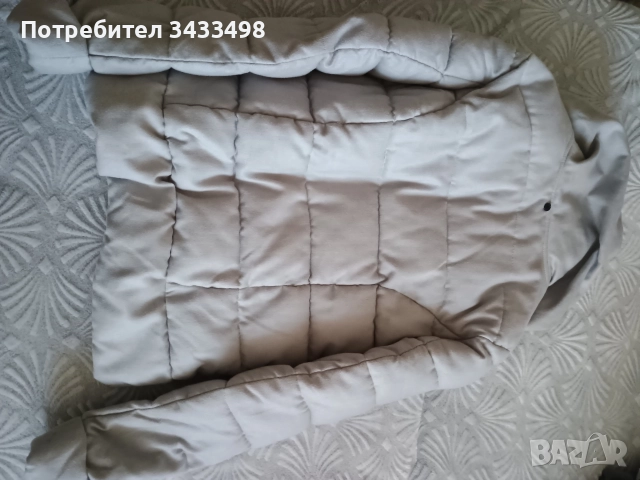 Сиво зимно яке размер S, снимка 5 - Якета - 52614293