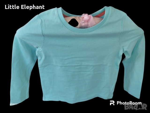 Блузка с дълъг ръкав за 2-3 год мом светло синьо,plein,Англия/нова