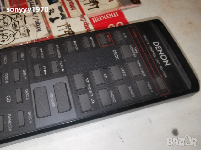 DENON RC-129A AUDIO REMOTE CONTROL-ВНОС SWISS 1412251913, снимка 14 - Ресийвъри, усилватели, смесителни пултове - 52793476