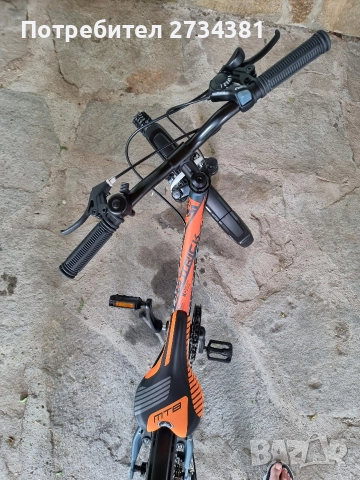 Детски алуминиев мтв велосипед Sprint HAT TRICK 20" с амортисьор, снимка 6 - Велосипеди - 52588578