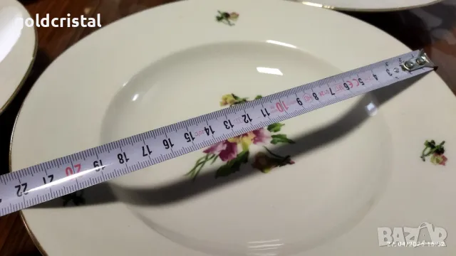 Стар български порцелан чинии дълбоки , снимка 3 - Антикварни и старинни предмети - 50096031