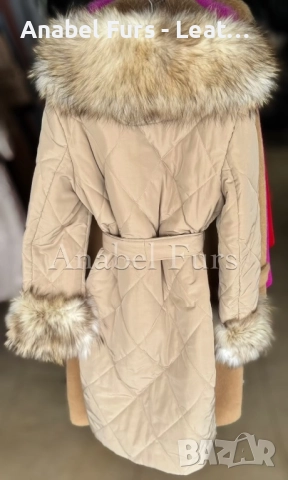 Дамски парки от естествен косъм, снимка 9 - Якета - 52314621