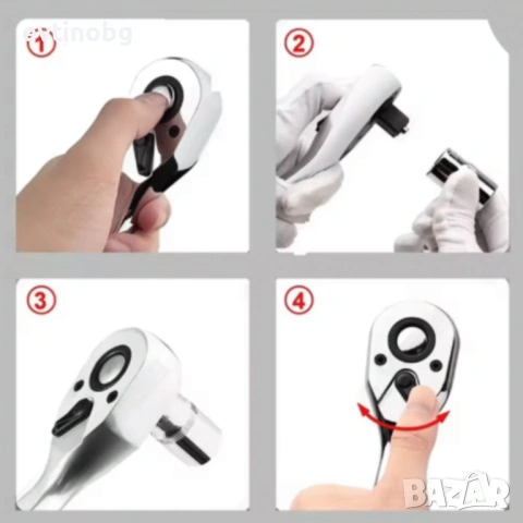 Куфар с инструменти 108 части - Гедоре, снимка 7 - Куфари с инструменти - 53802135