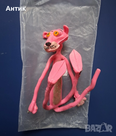 Рядка Гумена Фигурка Играчка Пинко от Соца 70'те год., снимка 5 - Колекции - 52566309