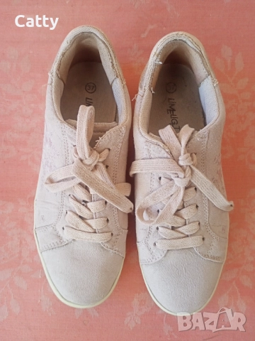 Дамски бледо розови маратонки , снимка 2 - Маратонки - 52266239