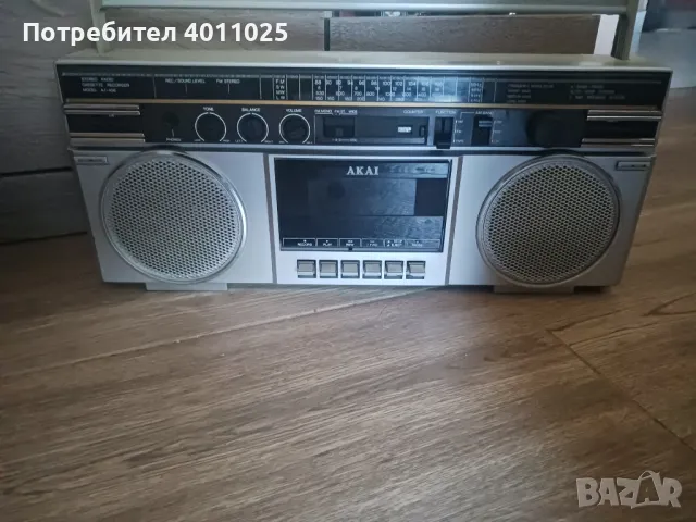 Много рядък AKAI AJ 456FL, снимка 1 - Радиокасетофони, транзистори - 47522519