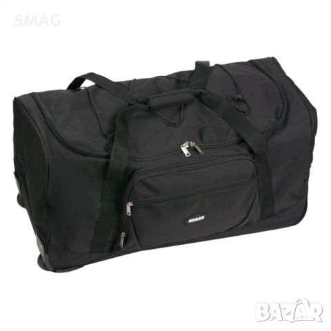 Пътническа чанта-тролей 86.9L черна_1184811, снимка 4 - Сакове - 52278255