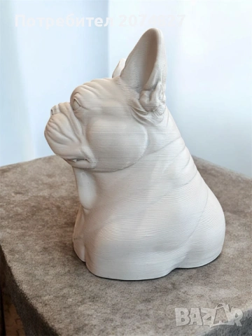 French Bulldog Bust / Фреснки булдог бюст, снимка 5 - Декорация за дома - 53368871