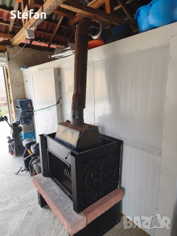 Френска чугунена камина , снимка 4 - Камини - 53946459