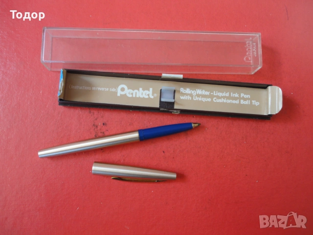 Японски химикал Pentel в кутия , снимка 6 - Антикварни и старинни предмети - 54096916