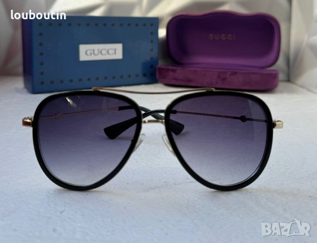 -45 % Gucci разпродажба дамски слънчеви очила авиатор ликвидация, снимка 4 - Слънчеви и диоптрични очила - 45200258