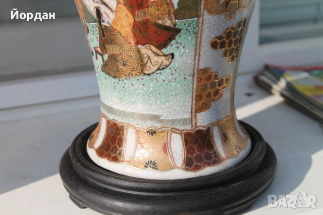 Китайска порцеланова лампа, снимка 9 - Антикварни и старинни предмети - 50798571