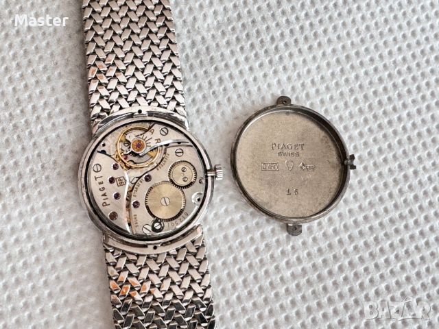 PIAGET 18к бяло злато с диаманти дамски часовник, снимка 10 - Дамски - 45234343