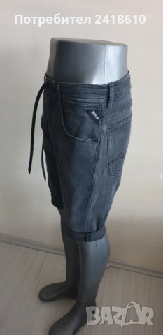 Replay Jeans Short Stretch  Mens Size 31 - 32 ОРИГИНАЛ! Мъжки Къси Панталони!, снимка 3 - Къси панталони - 51196359