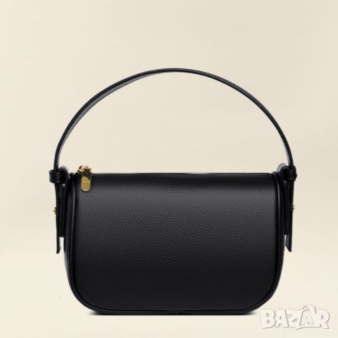 Малка дамска чанта от естествена кожа Black 1222, снимка 9 - Чанти - 45352783