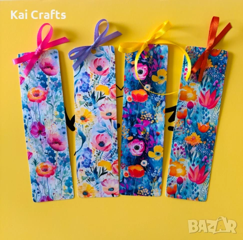 Книгоразделители 8-ми март, ръчна изработка