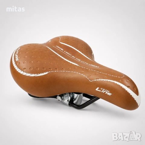 Седалка за велосипед Selle Monte Grappa Future , кафява/черна, Made in Italy, снимка 3 - Аксесоари за велосипеди - 49703179