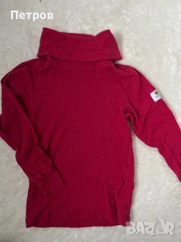 Детско поло блуза Janus 100% мерино