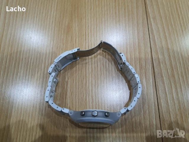 Swatch Full-Blooded White Skull SVCW4000AG – Irony Diaphane Chrono, 43mm, Swiss Made, снимка 6 - Мъжки - 53624026