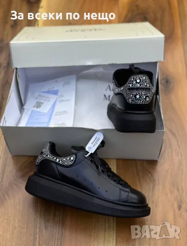 Alexander McQueen Дамски Маратонки С Кристали👟Дамски Спортни Обувки С Камъни Александър Макуин, снимка 4 - Маратонки - 49019403