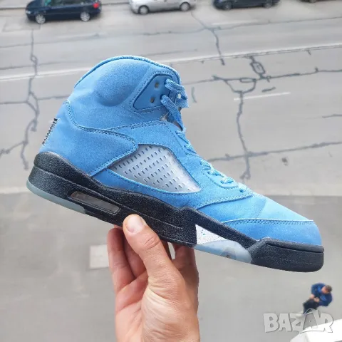 Nike Air Jordan 5 Concord номер 45 оригинални маратонки , снимка 11 - Маратонки - 50087869