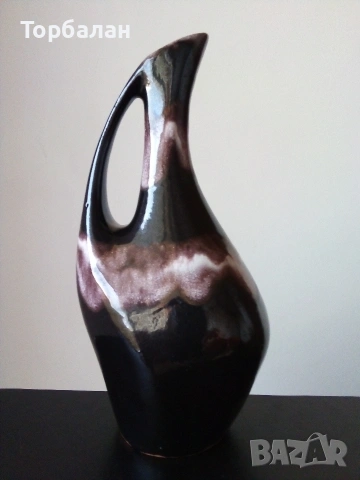 Керамична ваза от соц-а , снимка 9 - Вази - 50841674