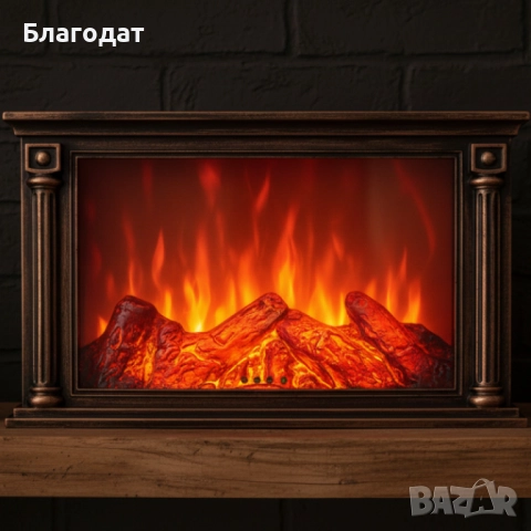 LED камина с ефект на тлеещи въглени – безопасна и стилна атмосфера у дома, снимка 3 - Декорация за дома - 52509322