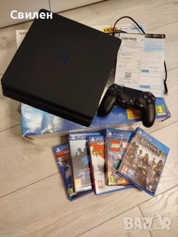 Playstation PS4 500 GB slim black, снимка 1 - Игри за PlayStation - 48240145