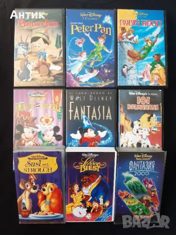 Колекция Видеокасети VHS Класика Walt Disney Анимация, снимка 2 - Анимации - 49421146