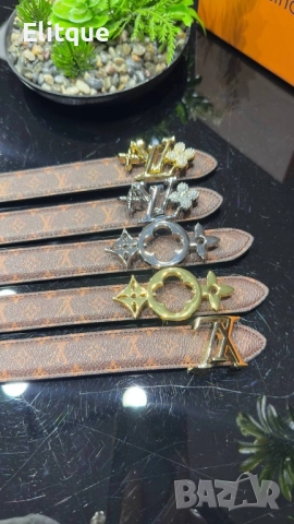 колани от естествена кожа в кутия Louis Vuitton , снимка 6 - Колани - 52509544