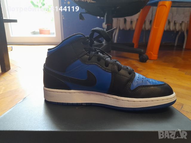 Jordan 1 blue shoes, снимка 10 - Маратонки - 46387269