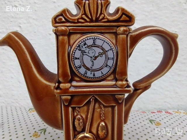 Красив и рядък чайник на Кардю - часовник с махало, снимка 2 - Декорация за дома - 54000085
