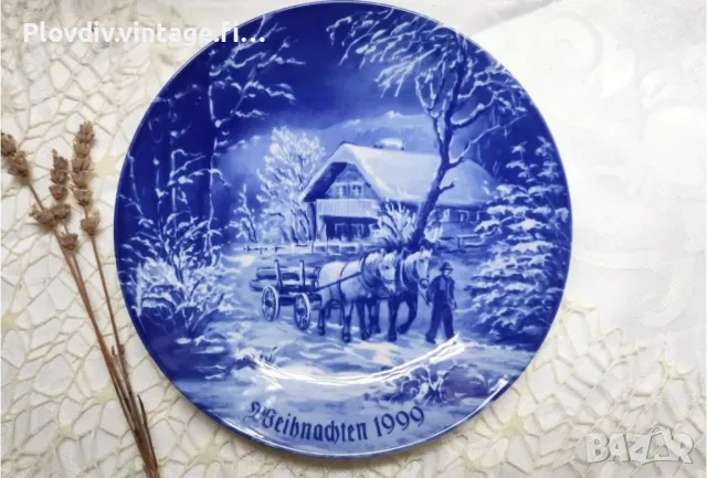 Декоративни чинии Lichte Porcelain, Германия, снимка 5 - Други ценни предмети - 47123088