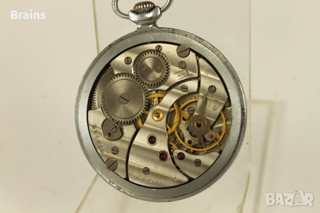 Руски Джобен Часовник МОЛНИЯ ЧЧЗ 1961г., снимка 5 - Антикварни и старинни предмети - 51632176
