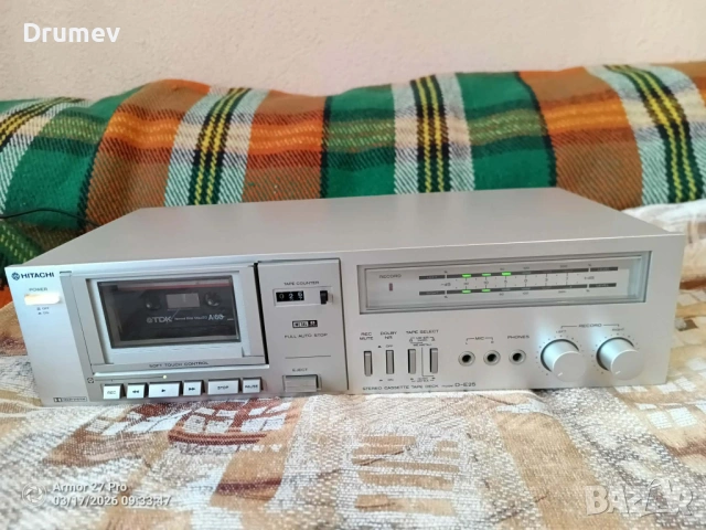 Продавам касетен дек HITACHI  DE25!, снимка 9 - Декове - 53881995