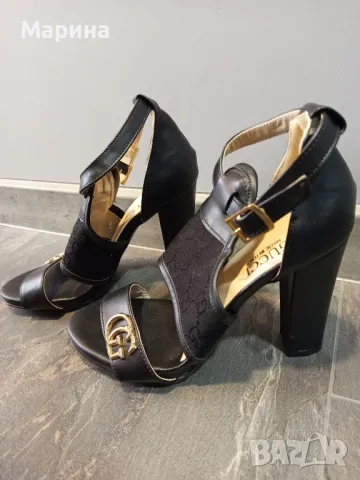 Сандали на ток, снимка 4 - Дамски обувки на ток - 50098526