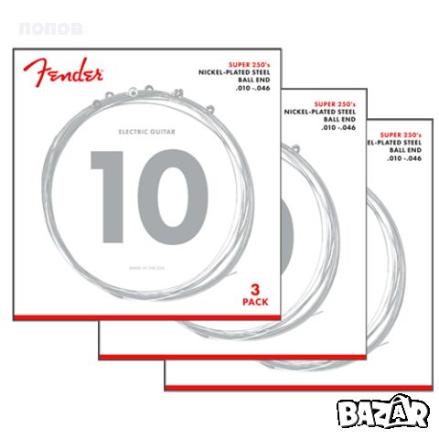 Fender 250l - electric guitar strings USA -original, снимка 2 - Китари - 46254447