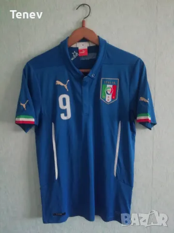 Италия Балотели оригинална тениска фланелка футболна размер М Balotelli Italy Puma, снимка 2 - Тениски - 49404836