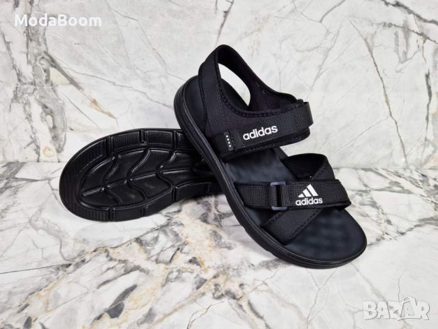 Adidas| Черни Мъжки Сандали , снимка 1 - Мъжки сандали - 46763817