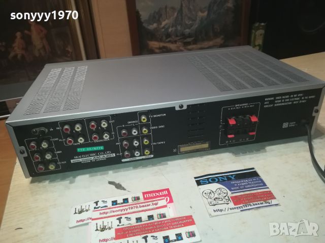 AKAI AM-A301 AMPLIFIER-MADE IN JAPAN-ВНОС SWISS 0807241822, снимка 18 - Ресийвъри, усилватели, смесителни пултове - 46514872